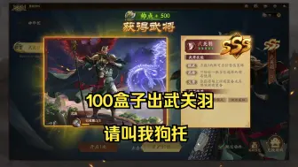 Télécharger la video: 不是哥们，100宝玉盒子出武关羽啊！