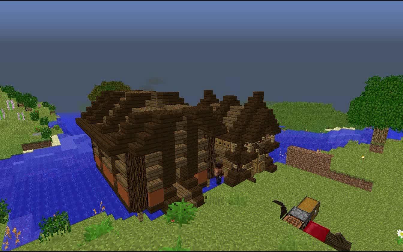 【银黑】我的世界 牧场物语 建房动画