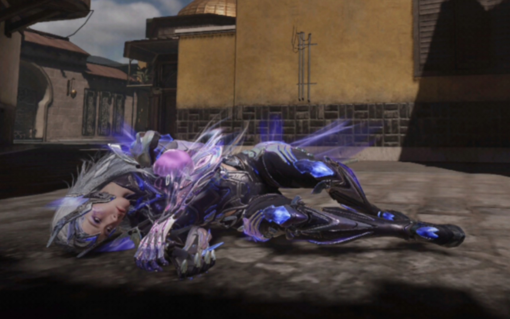 codm 使命召唤手游 海灵-覆海的灵音 单人训练模式 受击倒地姿势 r向