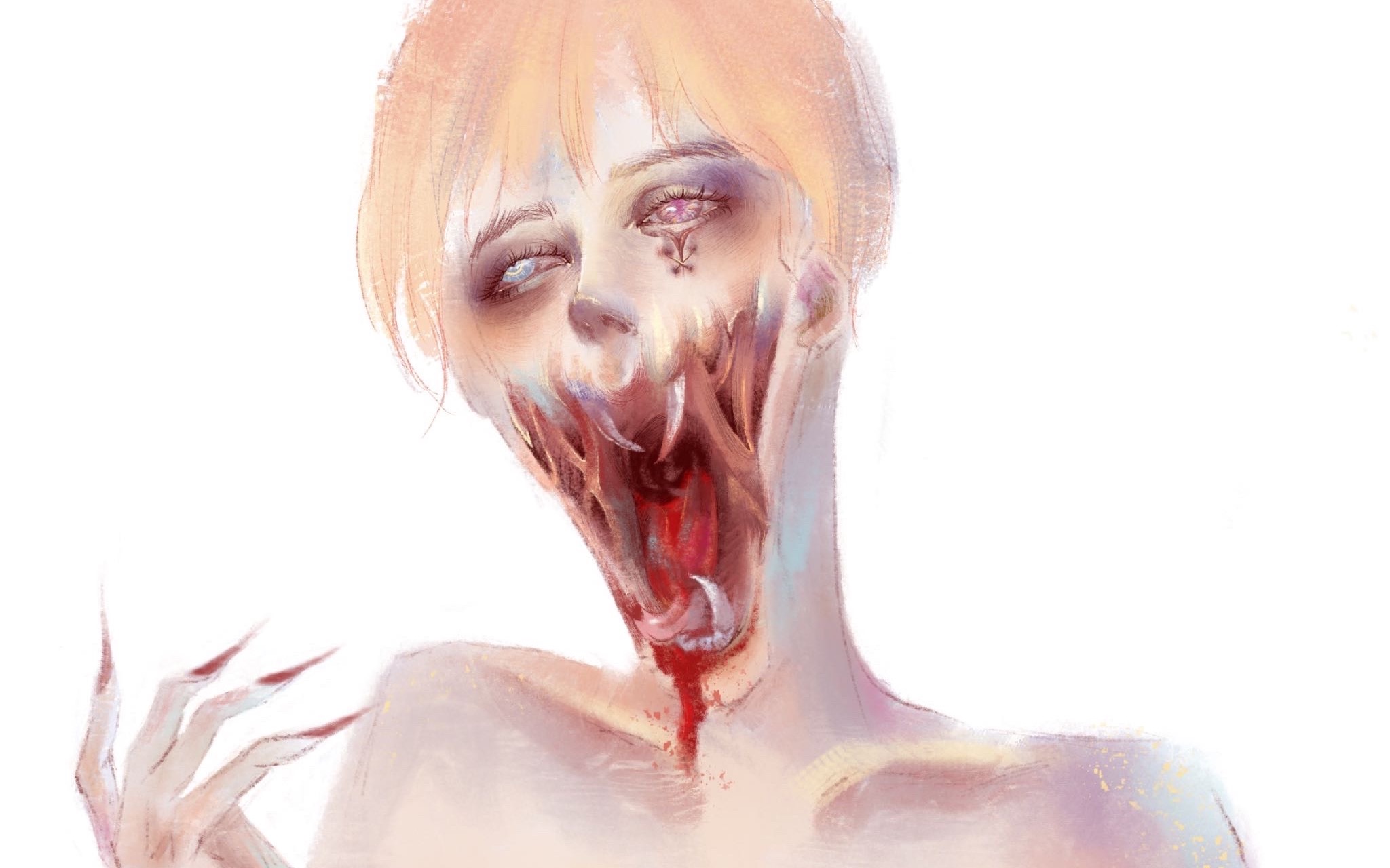 【procreate】七宗罪-暴食(来听歌顺便看画86615)