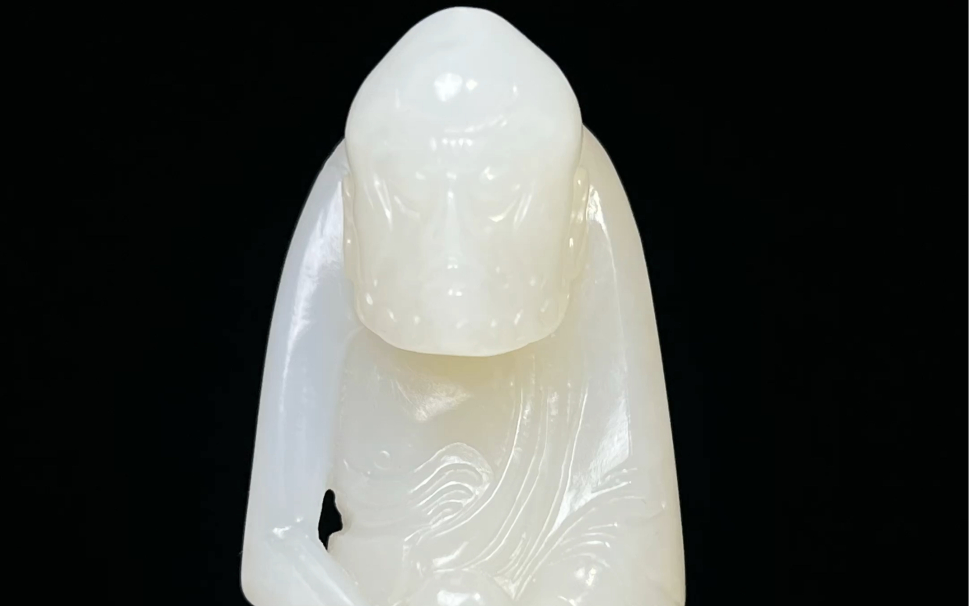 古玉老玉明清和田玉白玉雕像