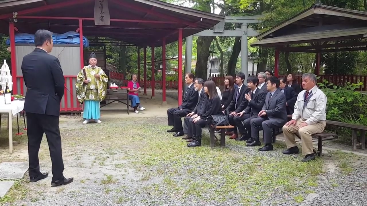 日本职业麻将联盟小岛武夫纪念碑建立地镇祭