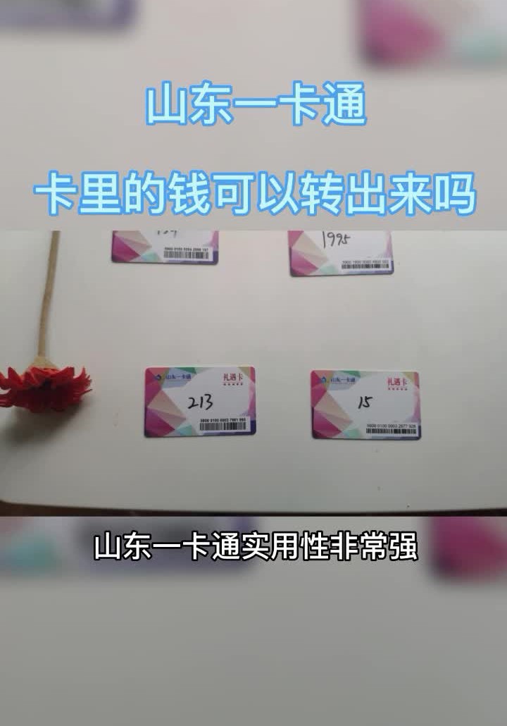 山东一卡通转让方式哪个好哔哩哔哩bilibili