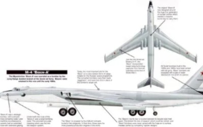 前苏联米亚4战略轰炸机 性能详解 Miya4四发喷气式轰炸机 苏联重锤 北约代号 北美野牛哔哩哔哩bilibili