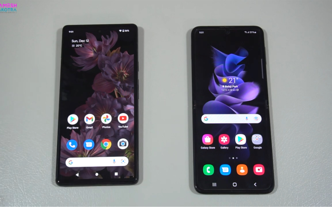 谷歌pixel 6 vs 三星galaxy z flip 3