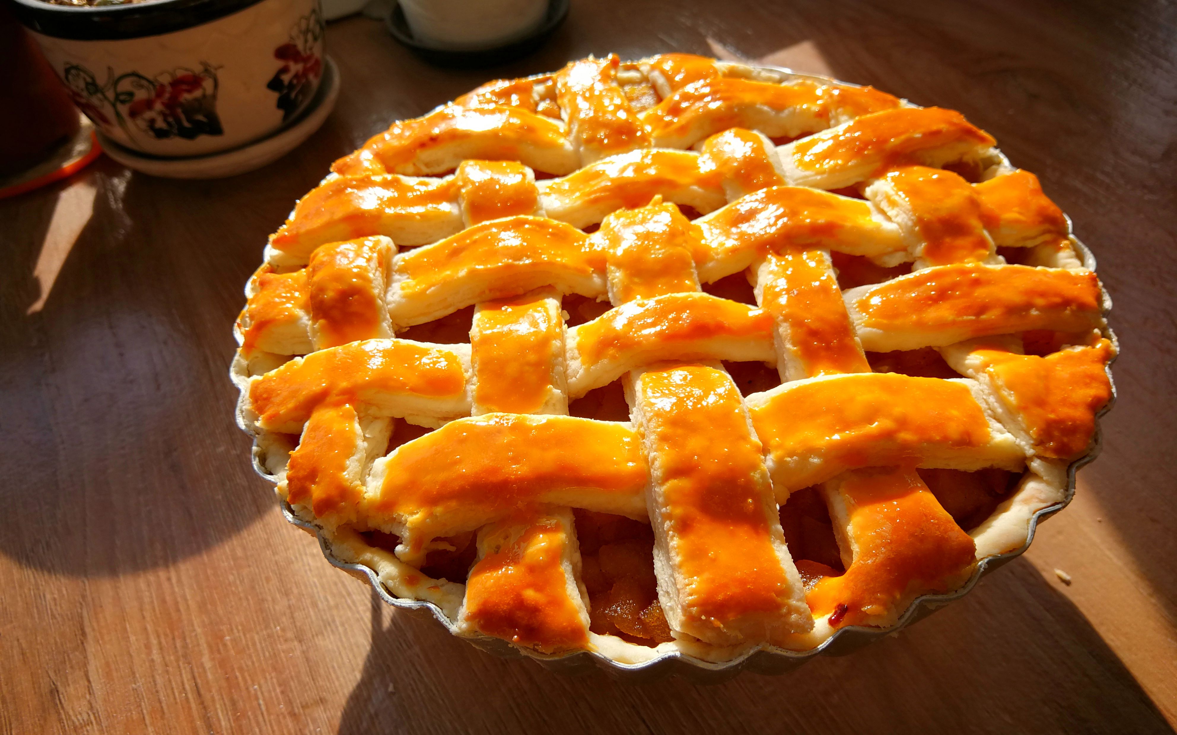 酥皮苹果派 特别喜欢苹果做馅料