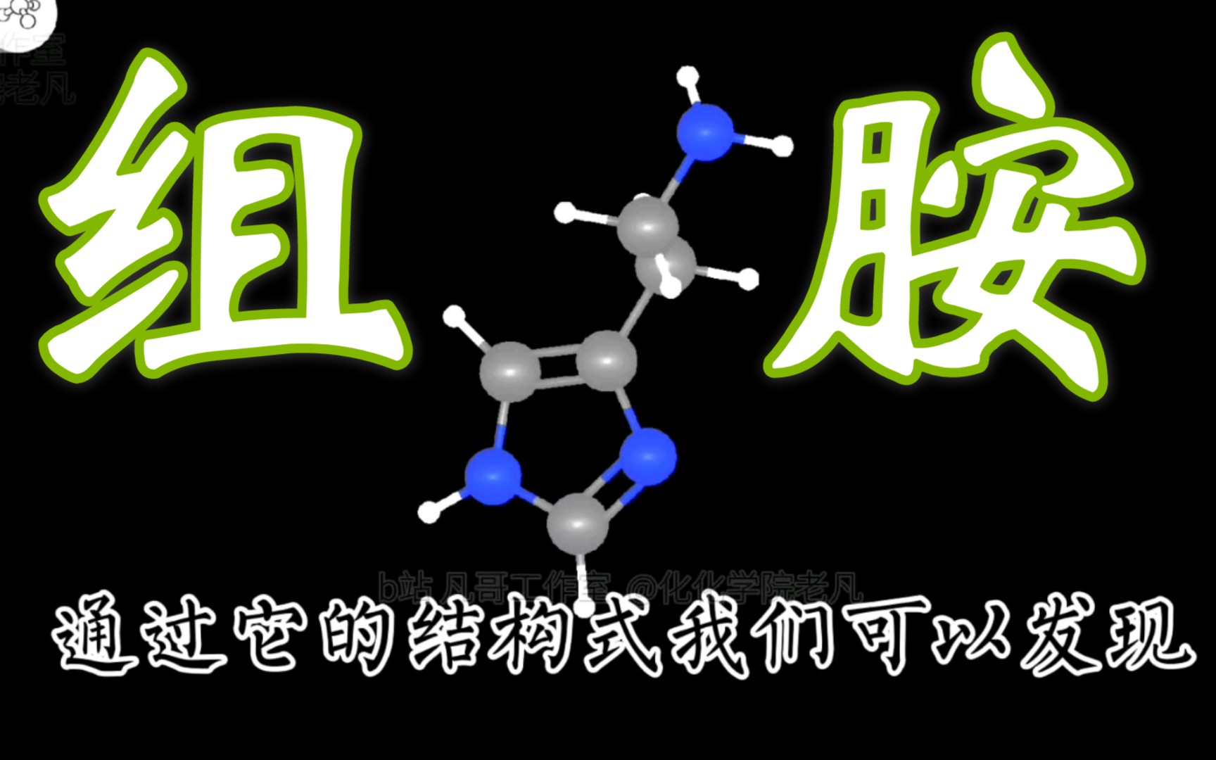 身体里的组胺 3D建模与讲解 这不比博人热血?哔哩哔哩bilibili