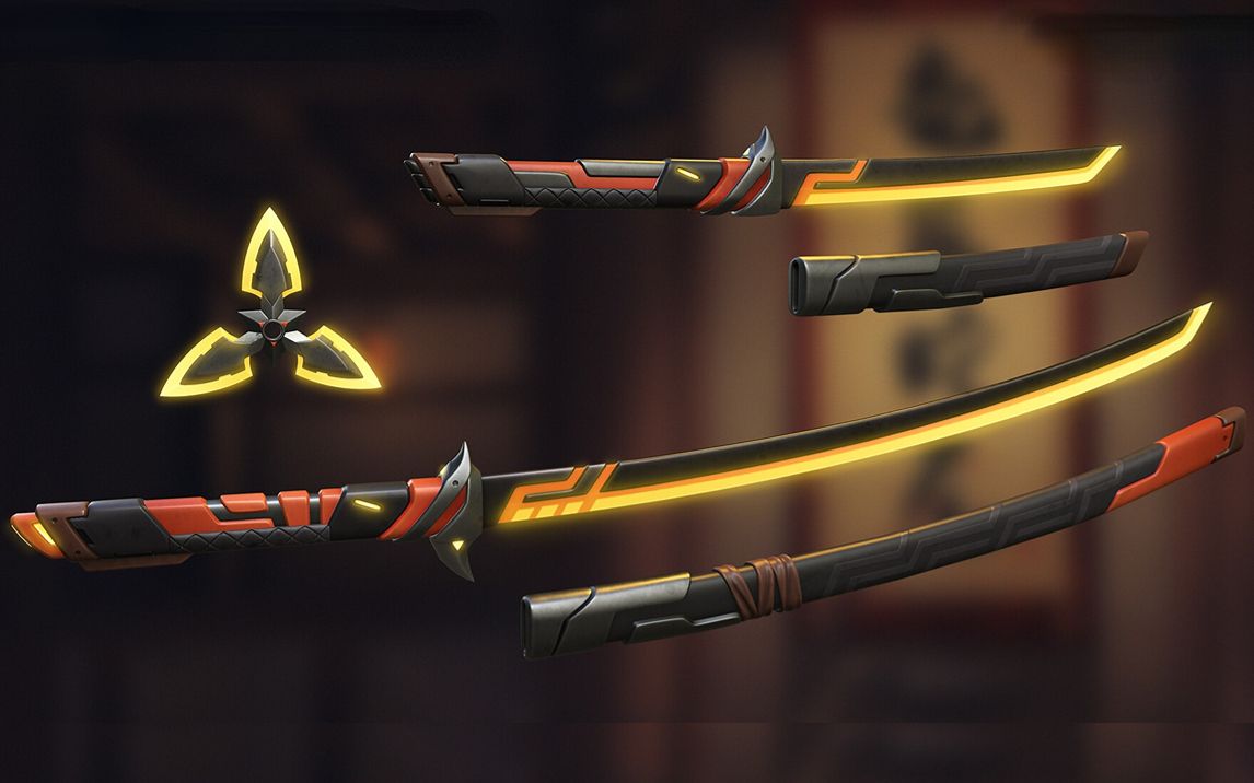 【3dmax建模】次世代武器全流程制作,3dmax源氏武器模型 材质教学