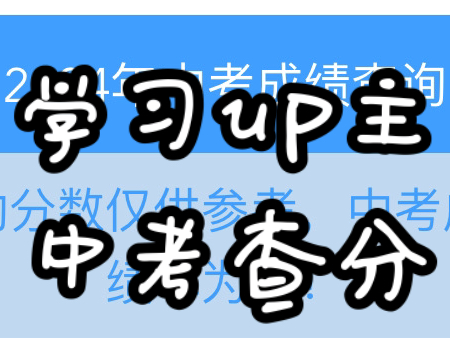 【武汉中考查分】来看学习up主查分哔哩哔哩bilibili