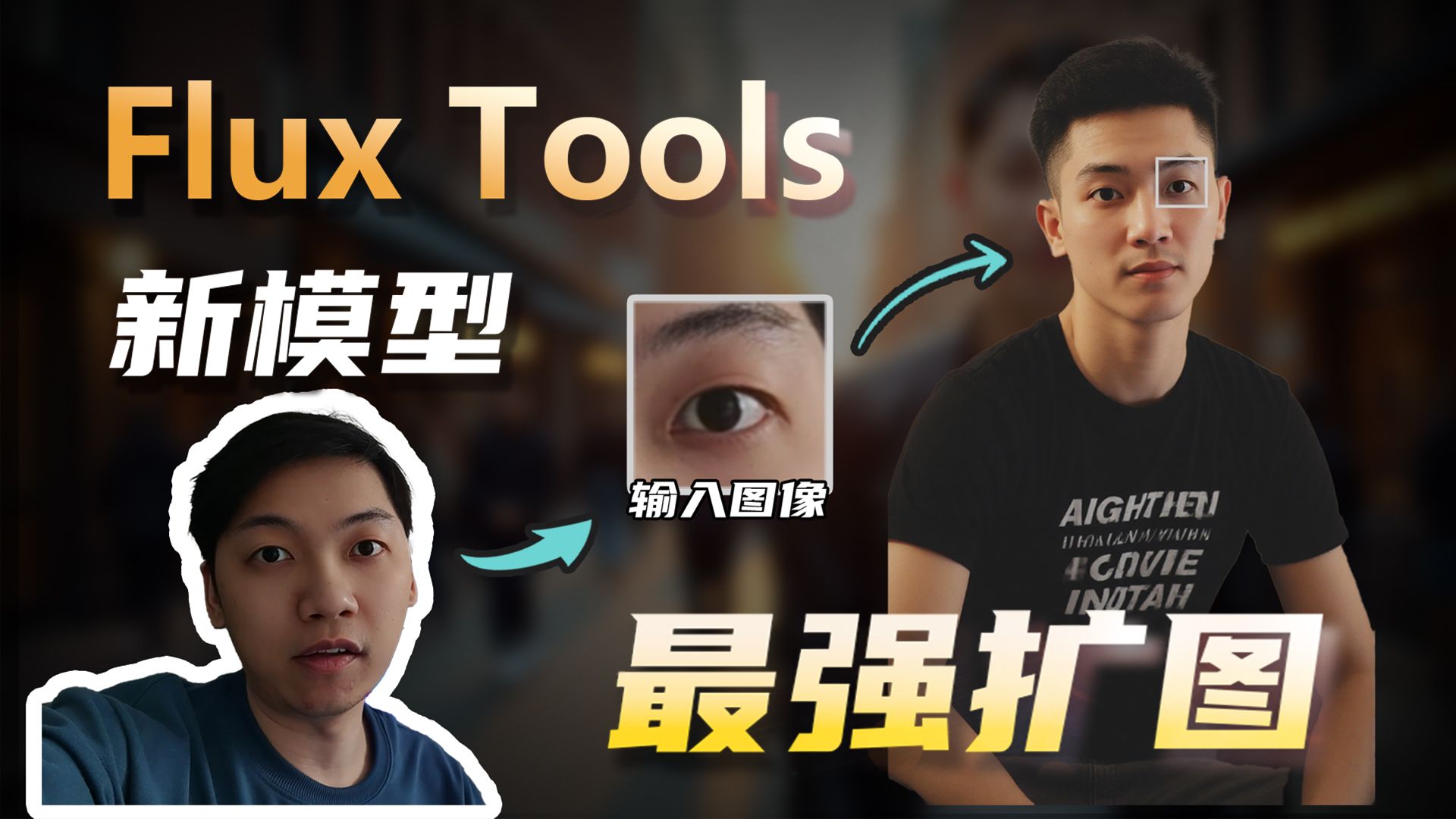 扩图风格迁移 官方下场发布新模型 flux.tools工具全面教程 ai绘画 comfyui哔哩哔哩bilibili