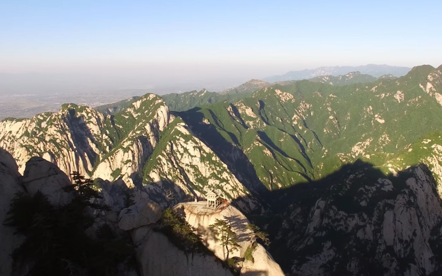 【華山】冬日震撼航拍中華十大名山——西嶽華山