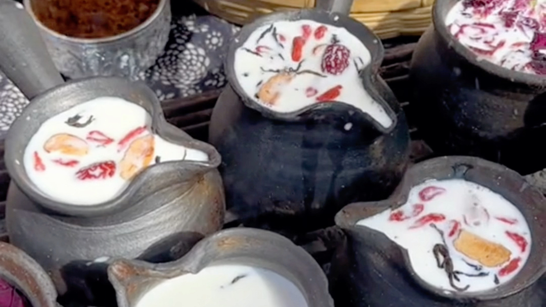 云南的罐罐奶茶都这么浪漫了 #罐罐茶