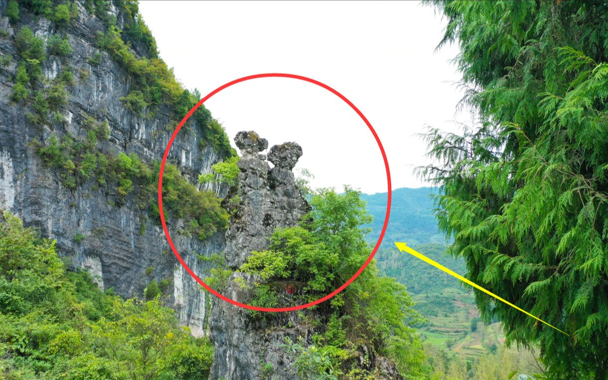 贵州大山发现一对夫妻石,传说是梁山伯与祝英台的化身,看哭了