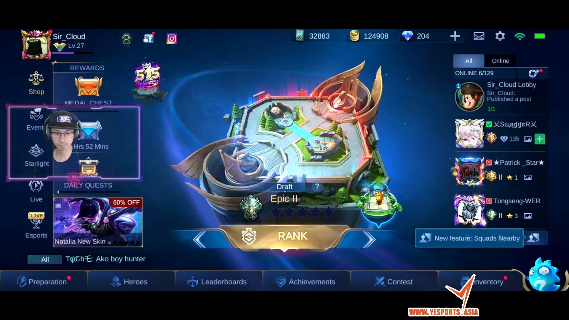 sircloudlive與你一起玩mobilelegendsbangbang