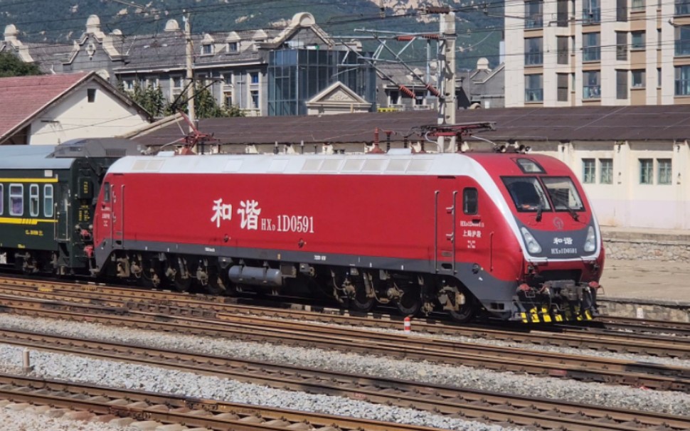 【铁路】客车k1805泰山站发车