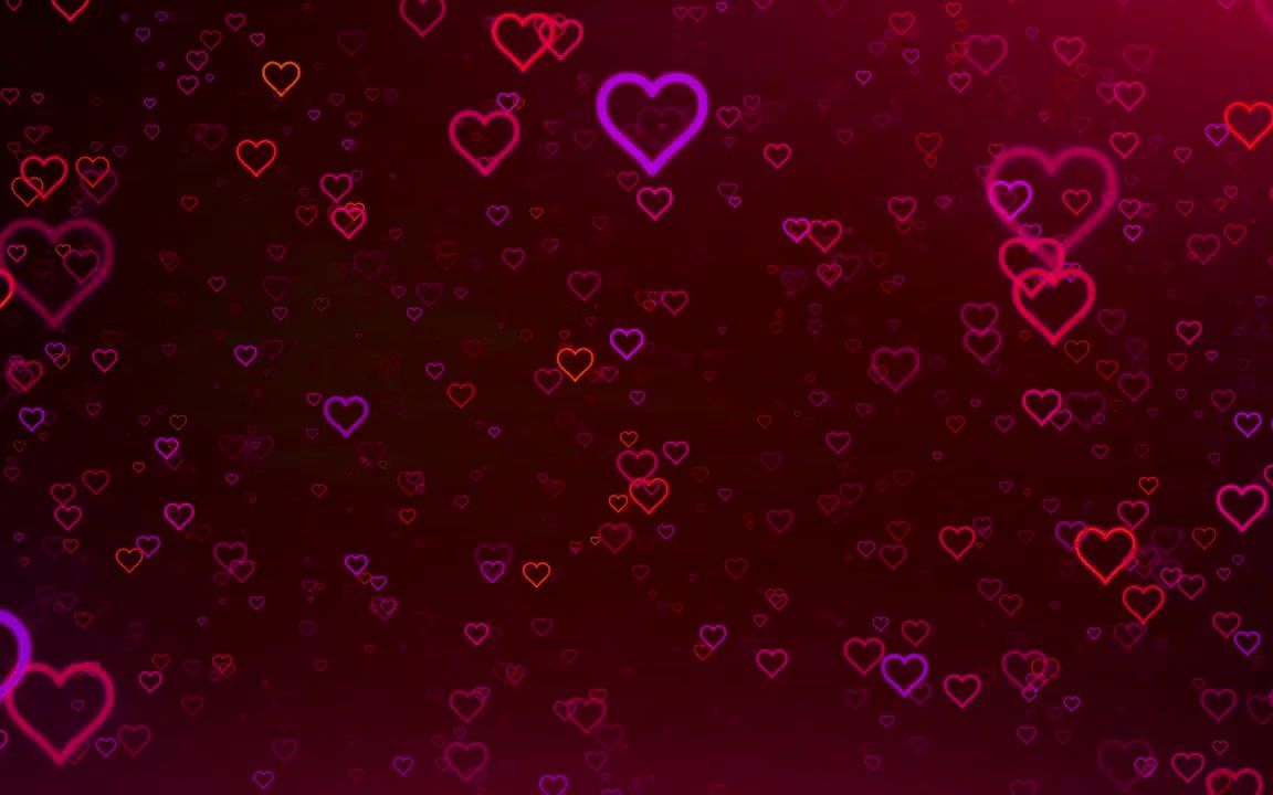 视频素材 ▏d566 4k超高清画质唯美浪漫红色爱心粒子红心飘动闪烁婚礼