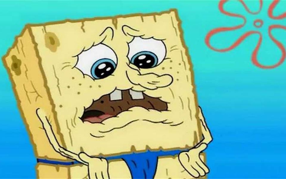 完蛋了,海绵宝宝被烤干了,怎么办?