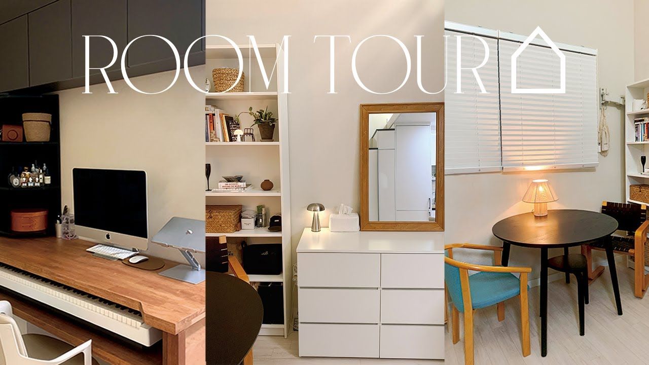 ROOM TOUR. 充满喜好的复式单间室内装饰𐟛‹ 宜家单品 复古家具、网上乔迁宴𐟏 哔哩哔哩bilibili