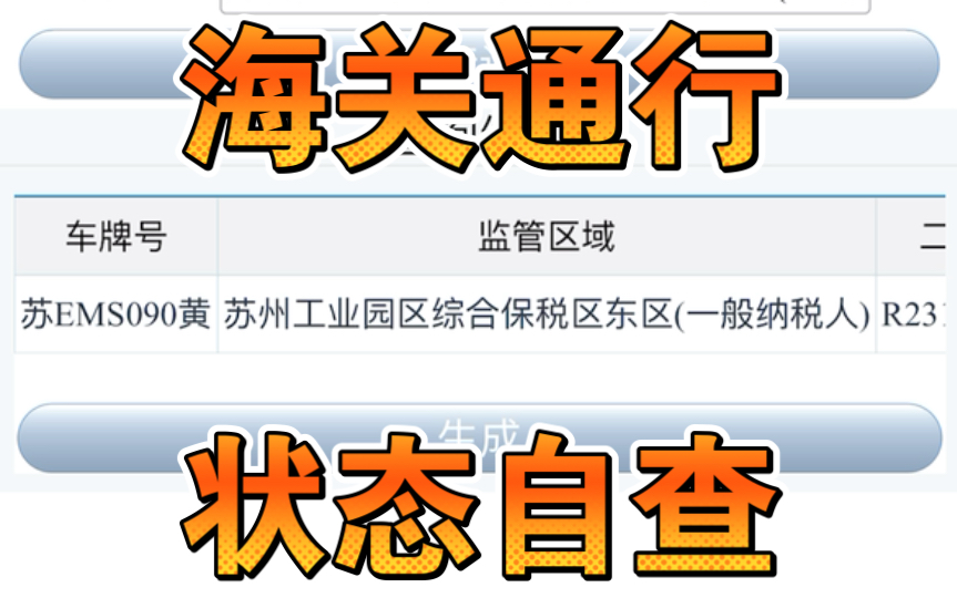 【物流】宁关e通 保税监管业务车辆放行状态查询及二维码生成(司机用)哔哩哔哩bilibili