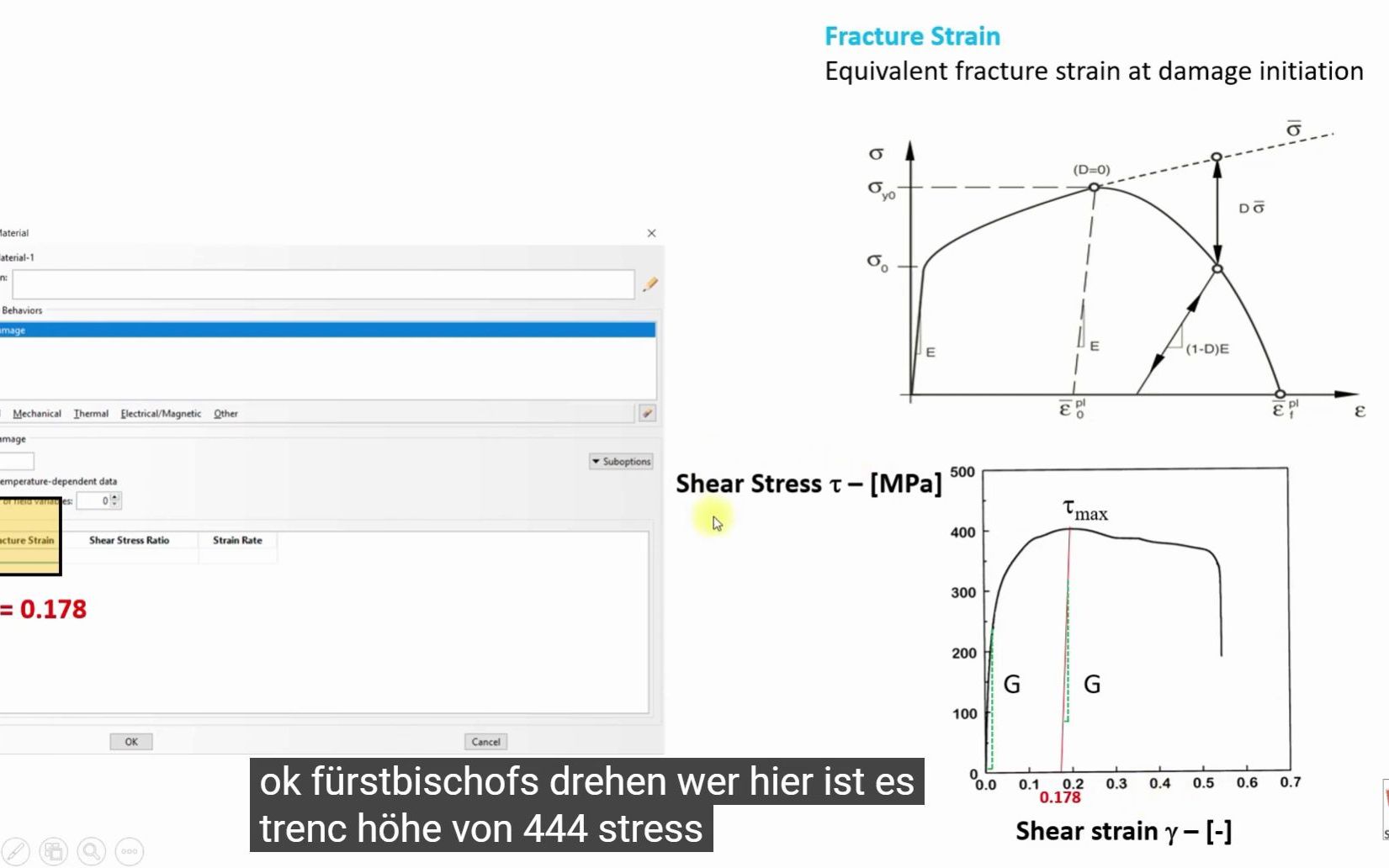 Abaqus shear damage哔哩哔哩bilibili