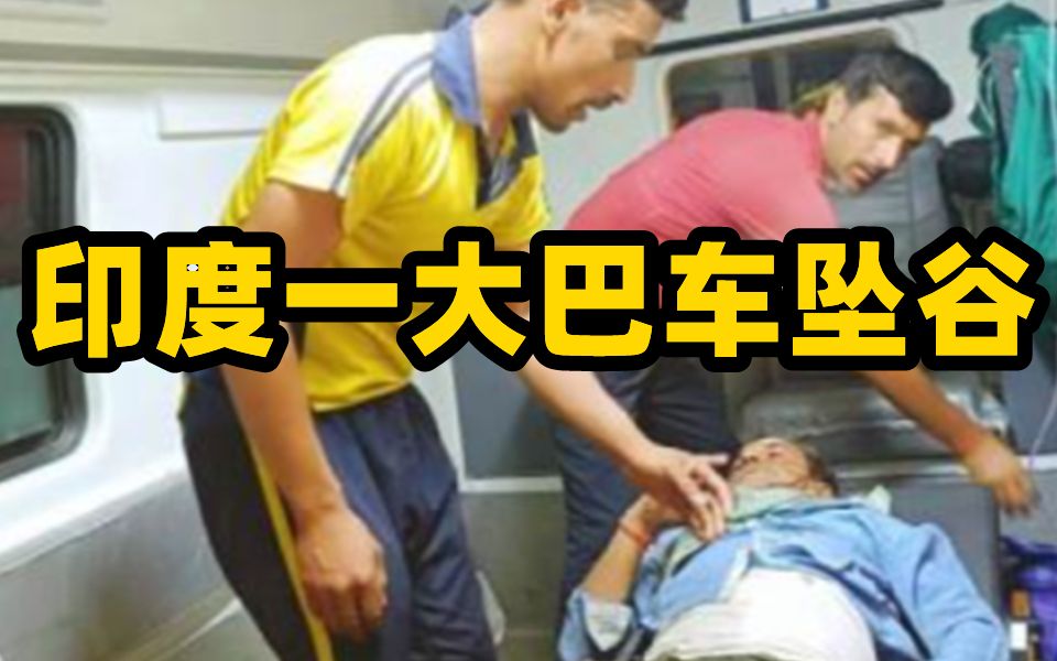 印度北部一大巴车坠谷 至少25人死亡哔哩哔哩bilibili