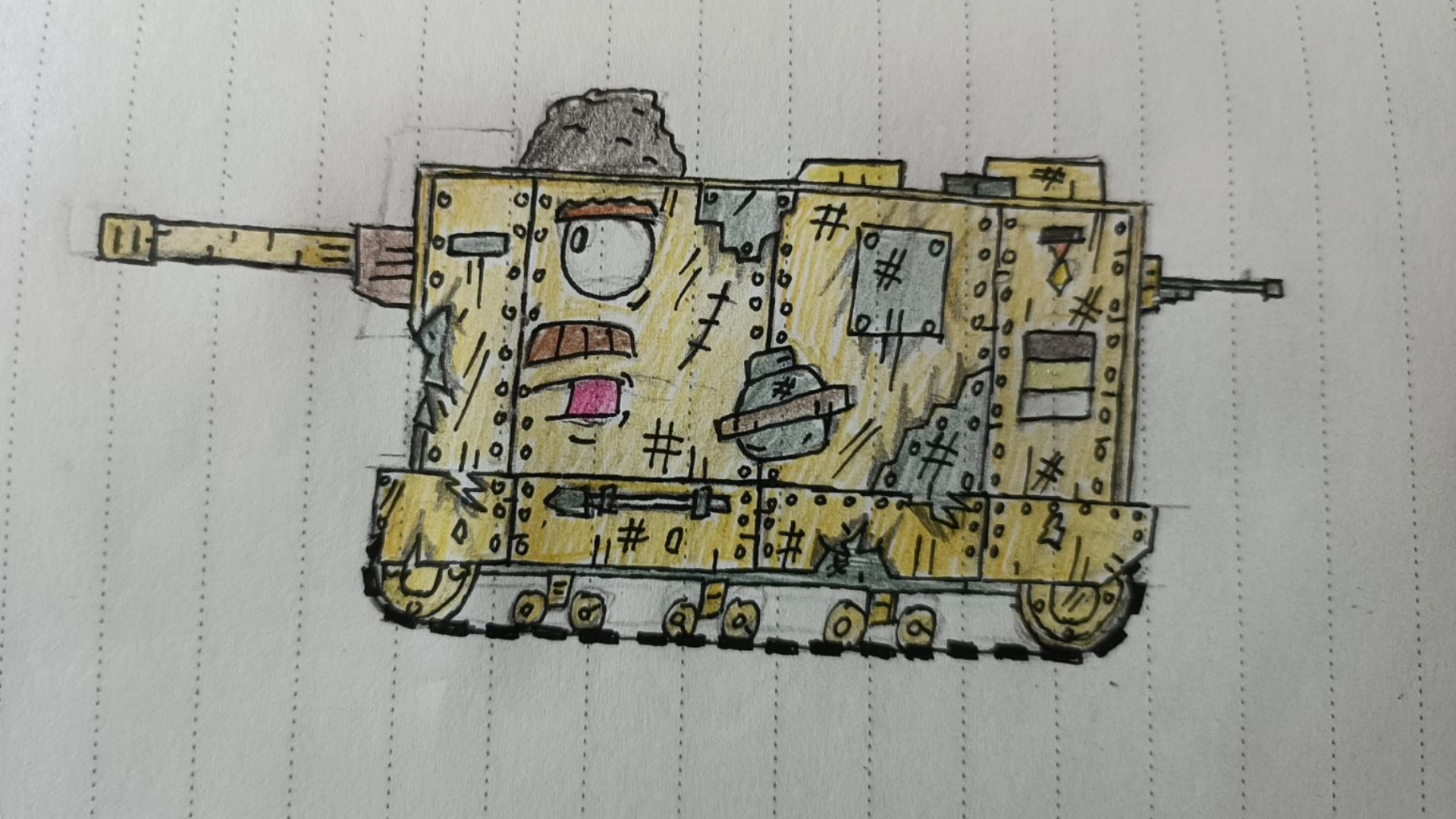 手绘雷宾斯克战车