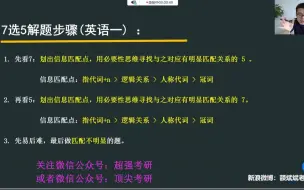 Скачать видео: 七选五理论+15、05、06专项带练（英一）