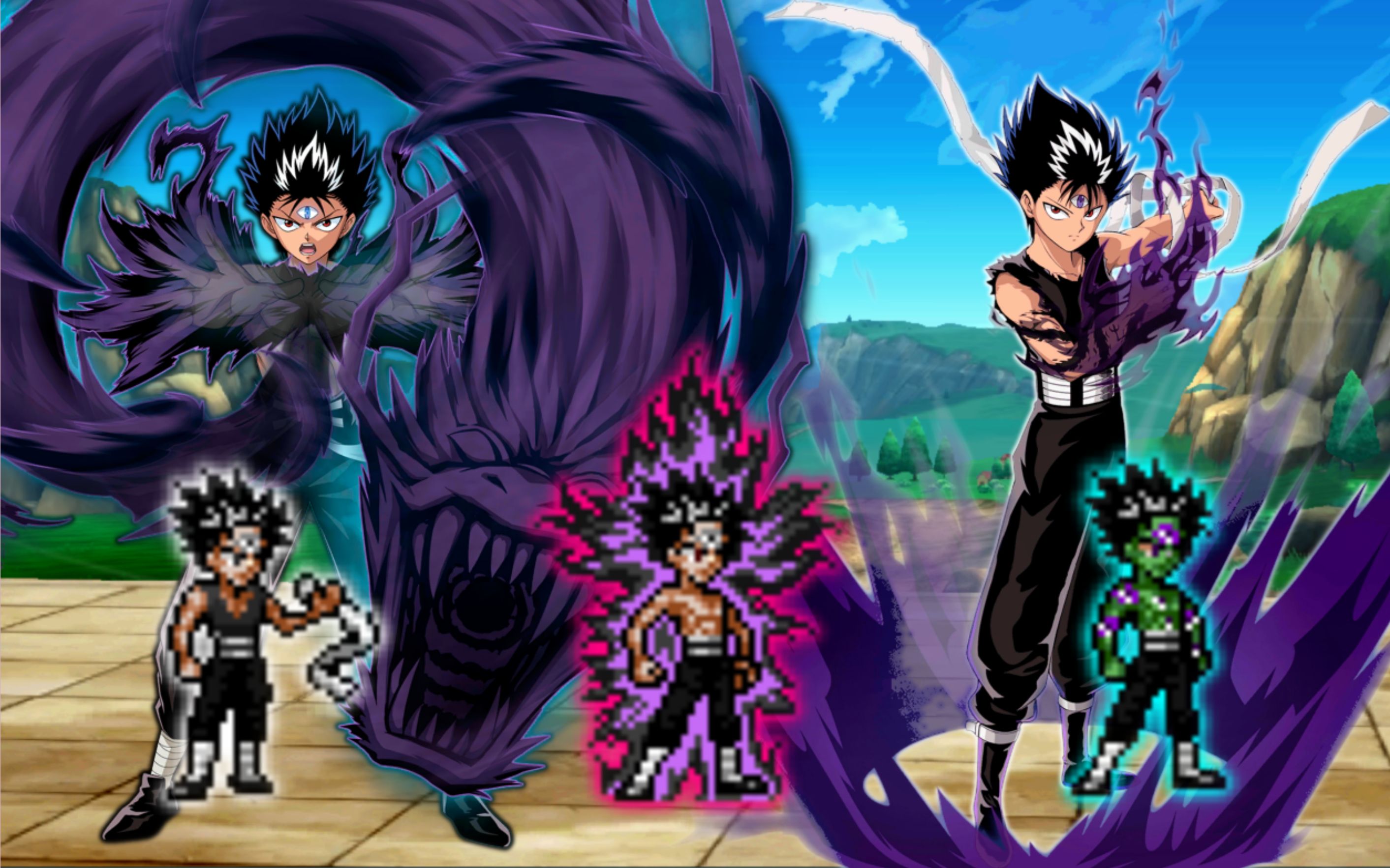 【mugen】全形态飞影全技能动画(附人物下载)_哔哩哔哩 (゜-゜)つロ