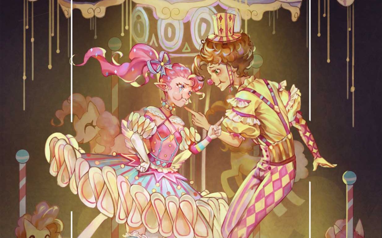 mlp塔罗绘画up解说no0愚者碧琪起司三明治第一次解说真的超级紧张