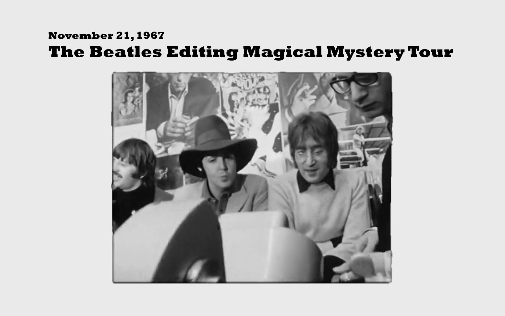 [图]【The Beatles/1967】Editing Magical Mystery Tour