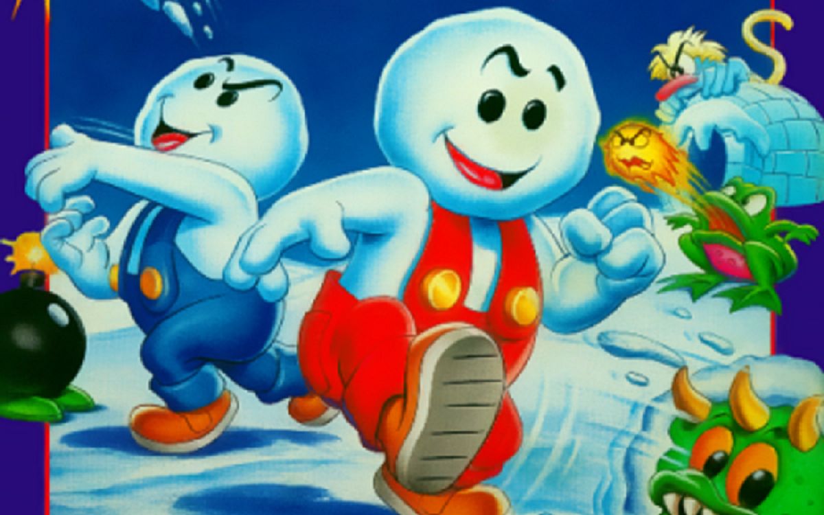 娱乐通关任天堂fc雪人兄弟日版