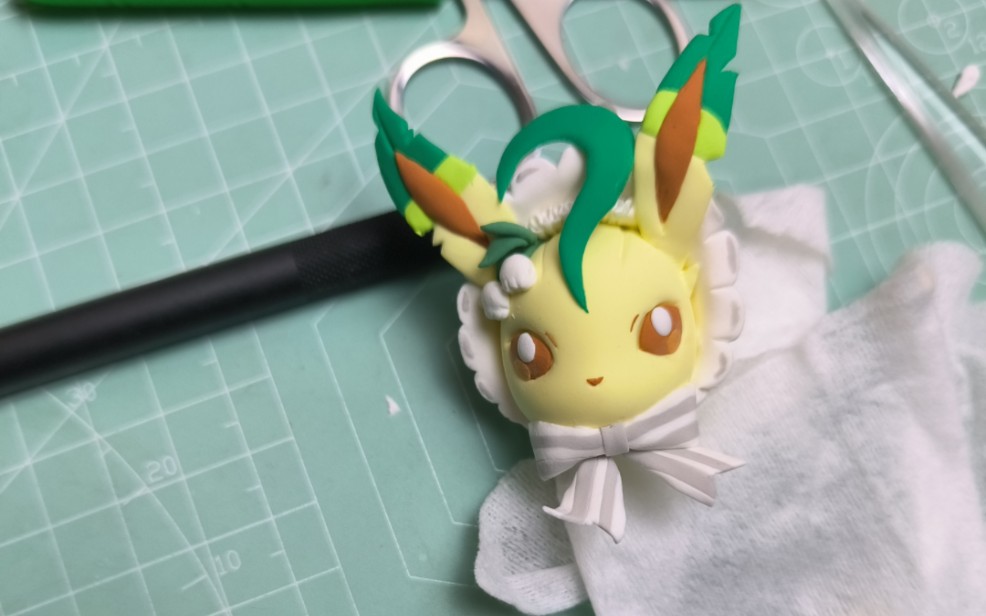 黏土宝可梦叶伊布展示