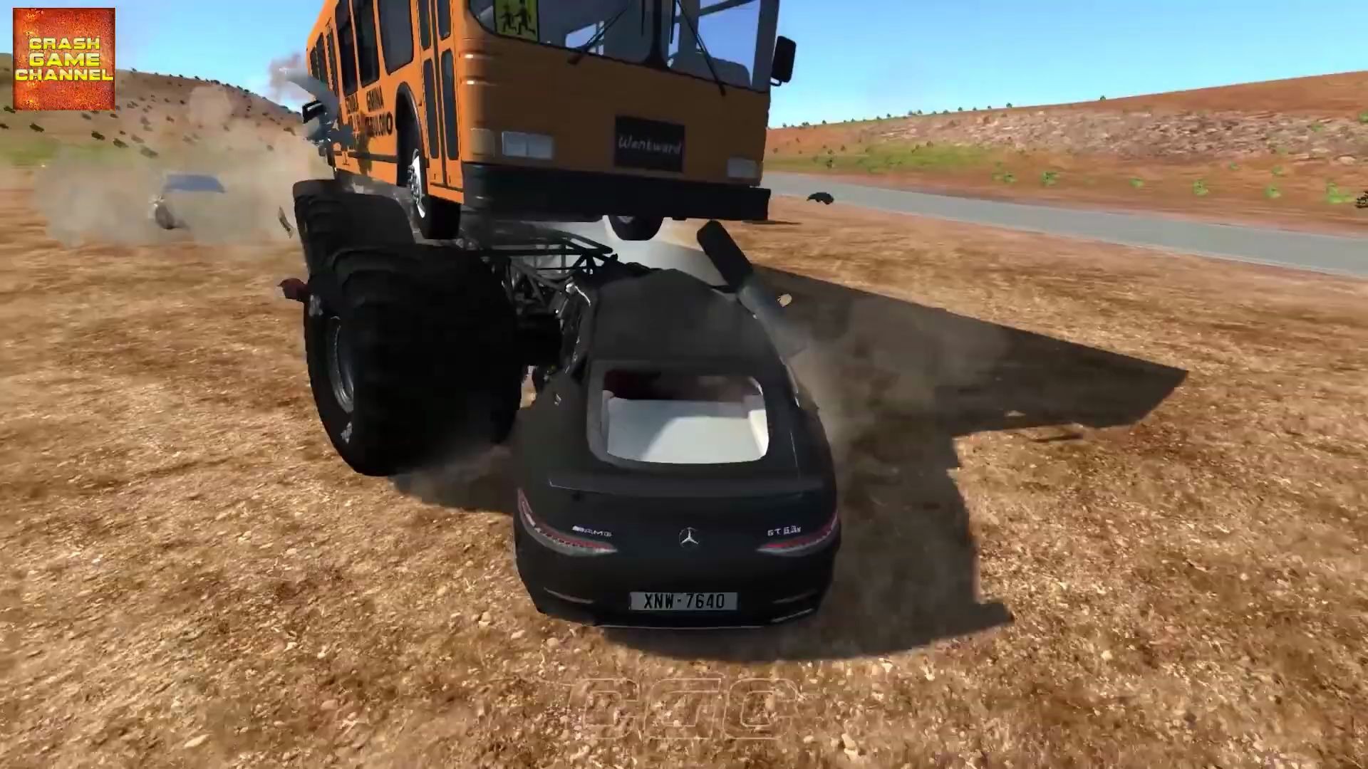 2019年最佳视频短片(撞车、火车相撞) BeamNG Drive  CRASH GAME CHANNEL哔哩哔哩bilibili