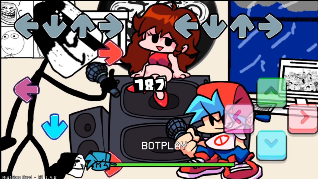 【fnf超阴间模组】vs trollface 全阶段