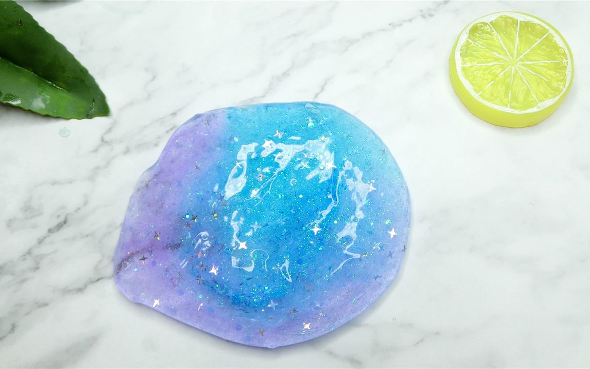 自制好美好仙的星空起泡胶起泡效果也很棒