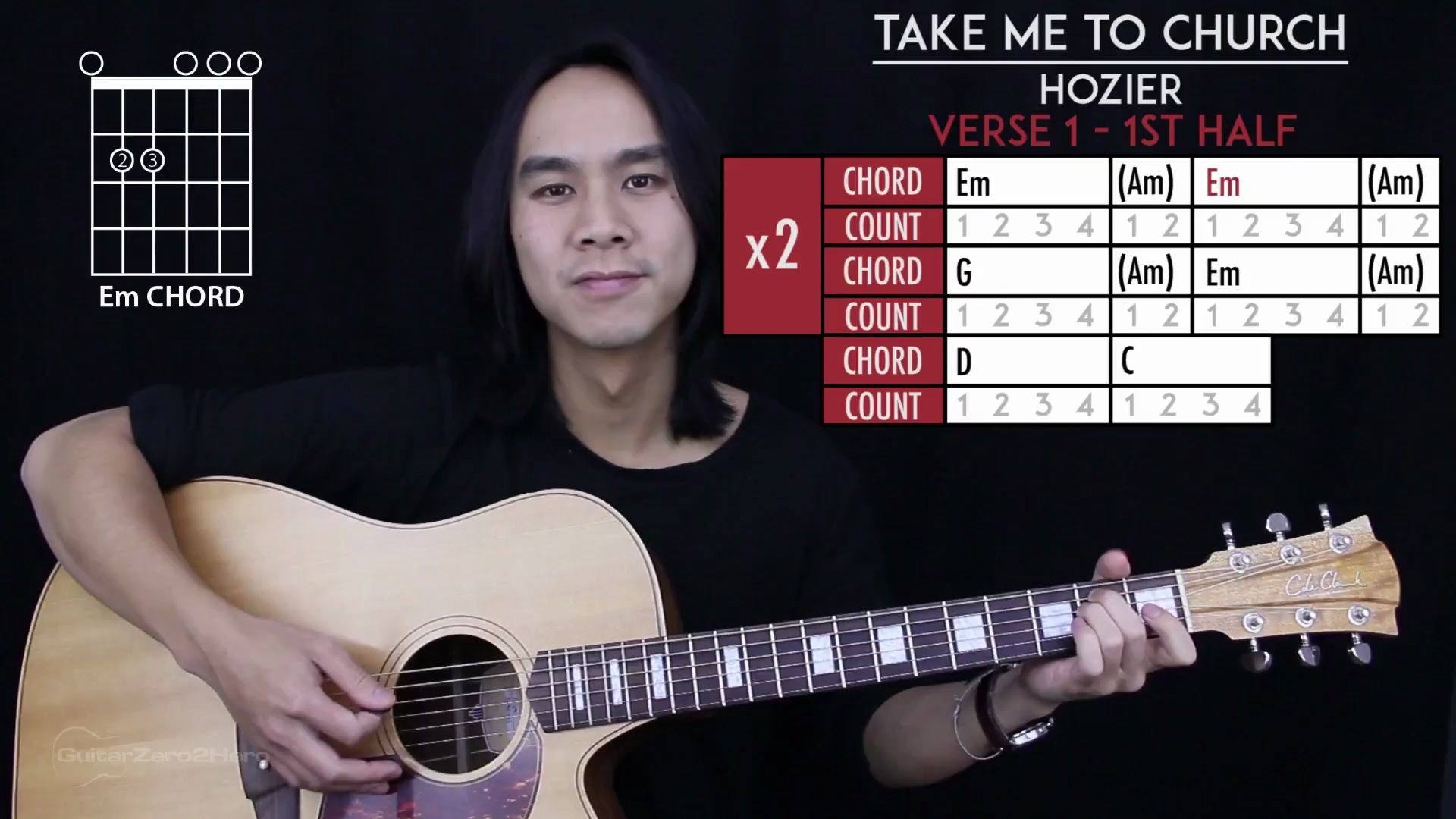 [图]Take Me To Church Guitar Cover Acoustic - Hozier  Chords