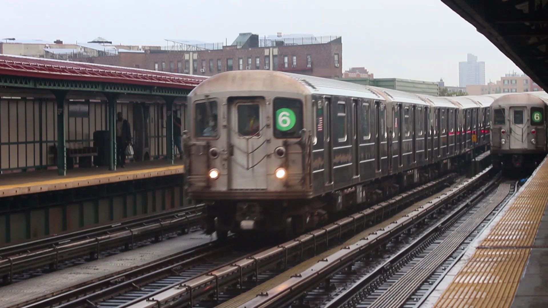铁路摄影纽约地铁6号线早高峰短暂的观察whitlockav
