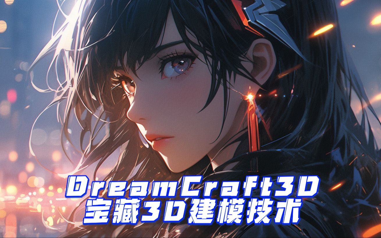 DreamCraft3D:宝藏3d建模AI工具哔哩哔哩bilibili