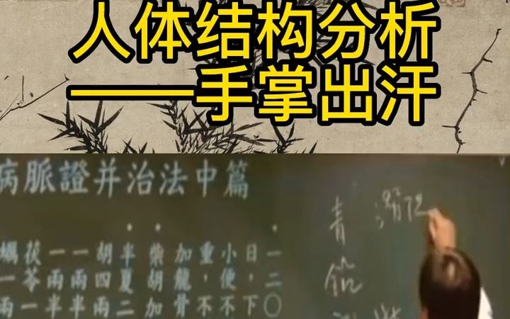 倪师讲手掌出汗哔哩哔哩bilibili