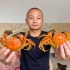 买了8只大闸蟹，大冬今天做秋天第一锅螃蟹，黄多肉肥，解馋了