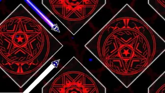 GD史上最伟大的关卡！1.9的传奇神关！中秋节特辑，回顾经典！【几何冲刺】（easy demon） "Death Moon" 100%