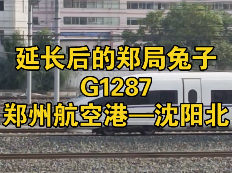 郑局郑动郑州东所CRH380B5666担当G1287次列车到达沈阳北站.哔哩哔哩bilibili