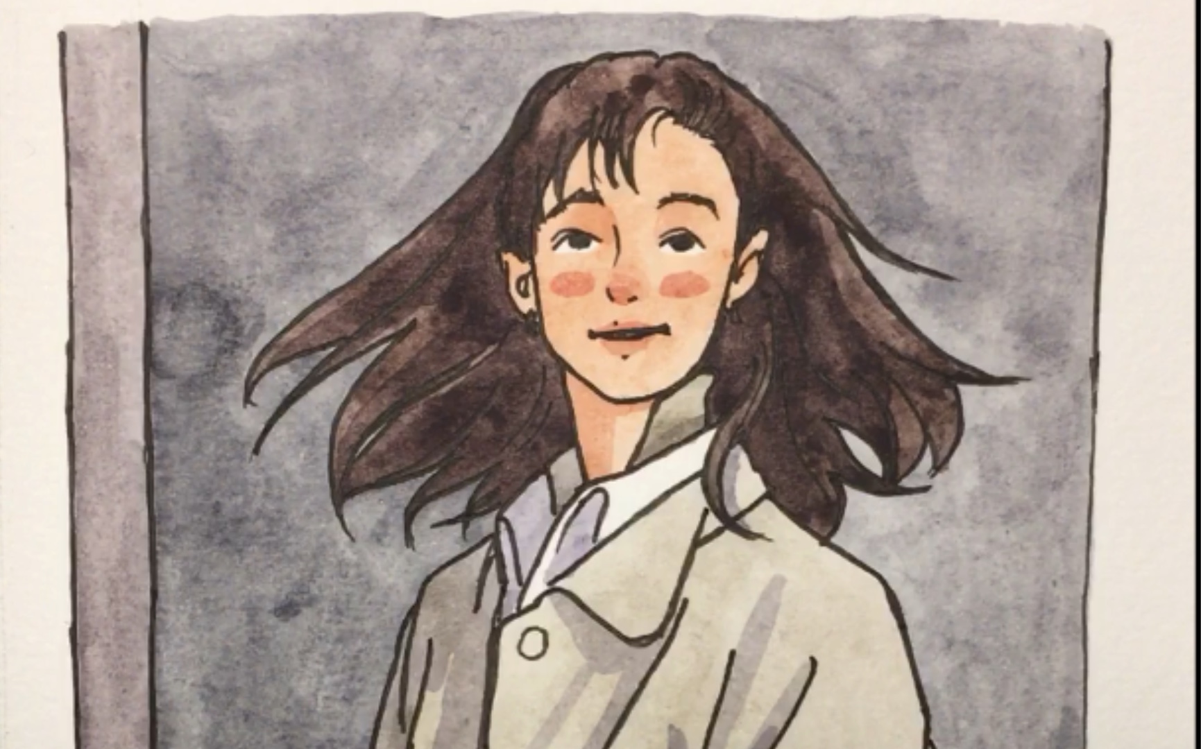 手绘头像—赤名莉香