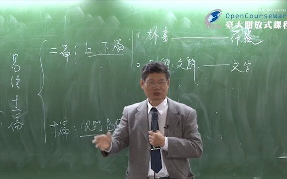 台大哲学系林义正教授解读《周易》:《易经》的结构与术语哔哩哔哩bilibili