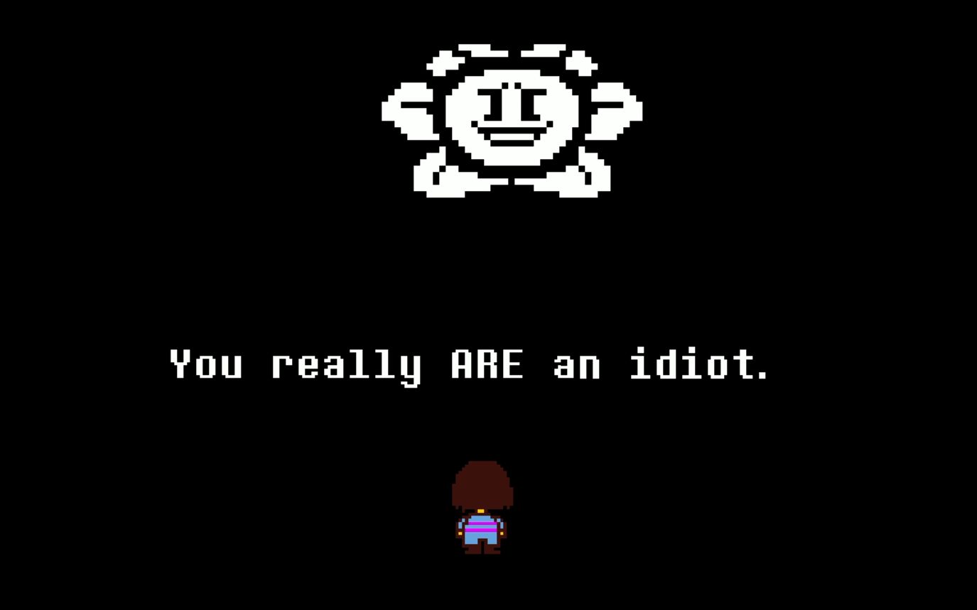 活动作品undertale4k第一次打六魂花的时候我承认我被吓到了
