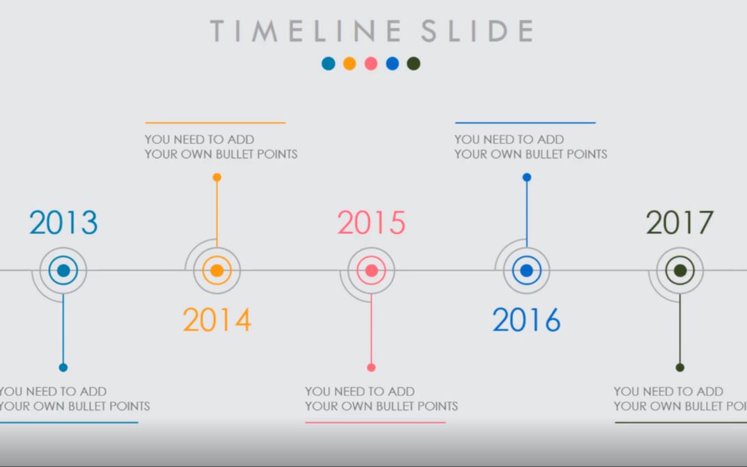 【PowerPointSchool】Animated PowerPoint Timeline Slide Design TutorialPPT时间线动画制作教程哔哩哔哩bilibili