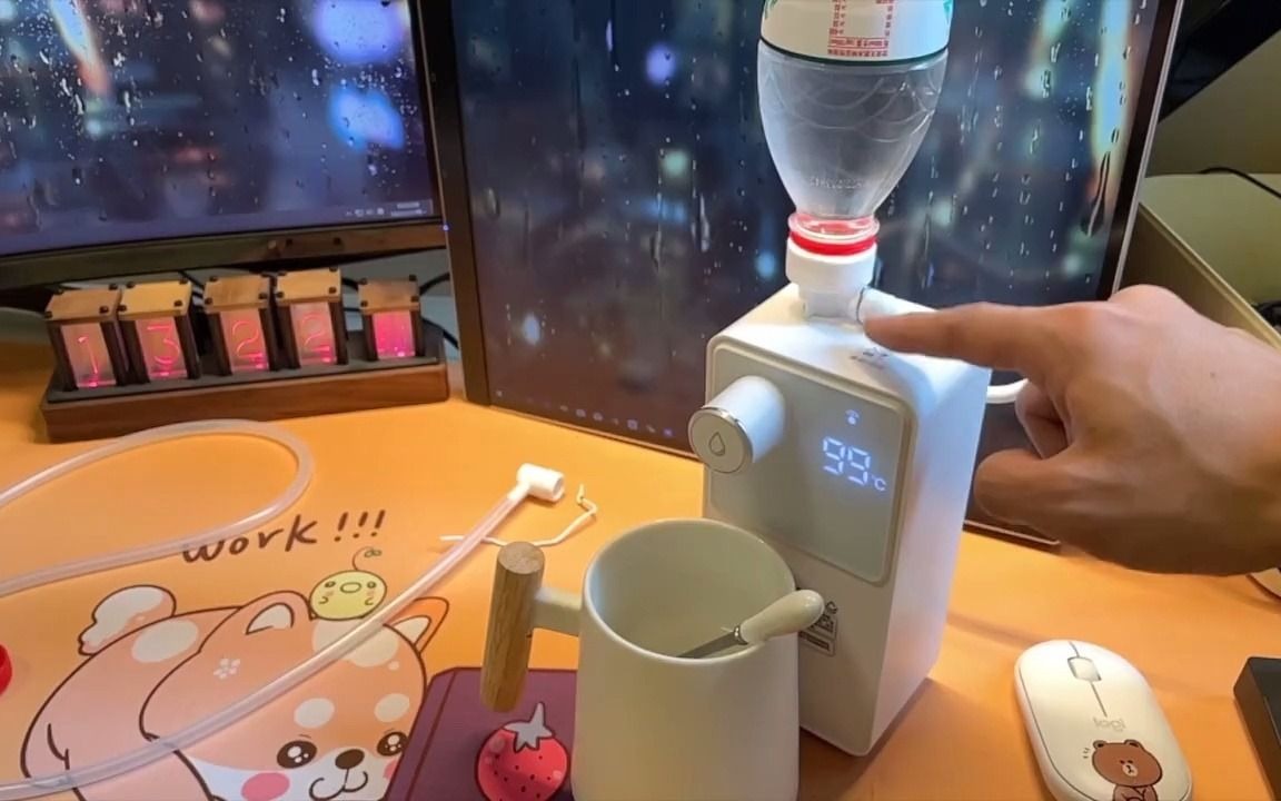 热饮水机(开箱)沉浸式开箱 开箱vlog 情侣礼物 送男朋友礼物 桌面好物