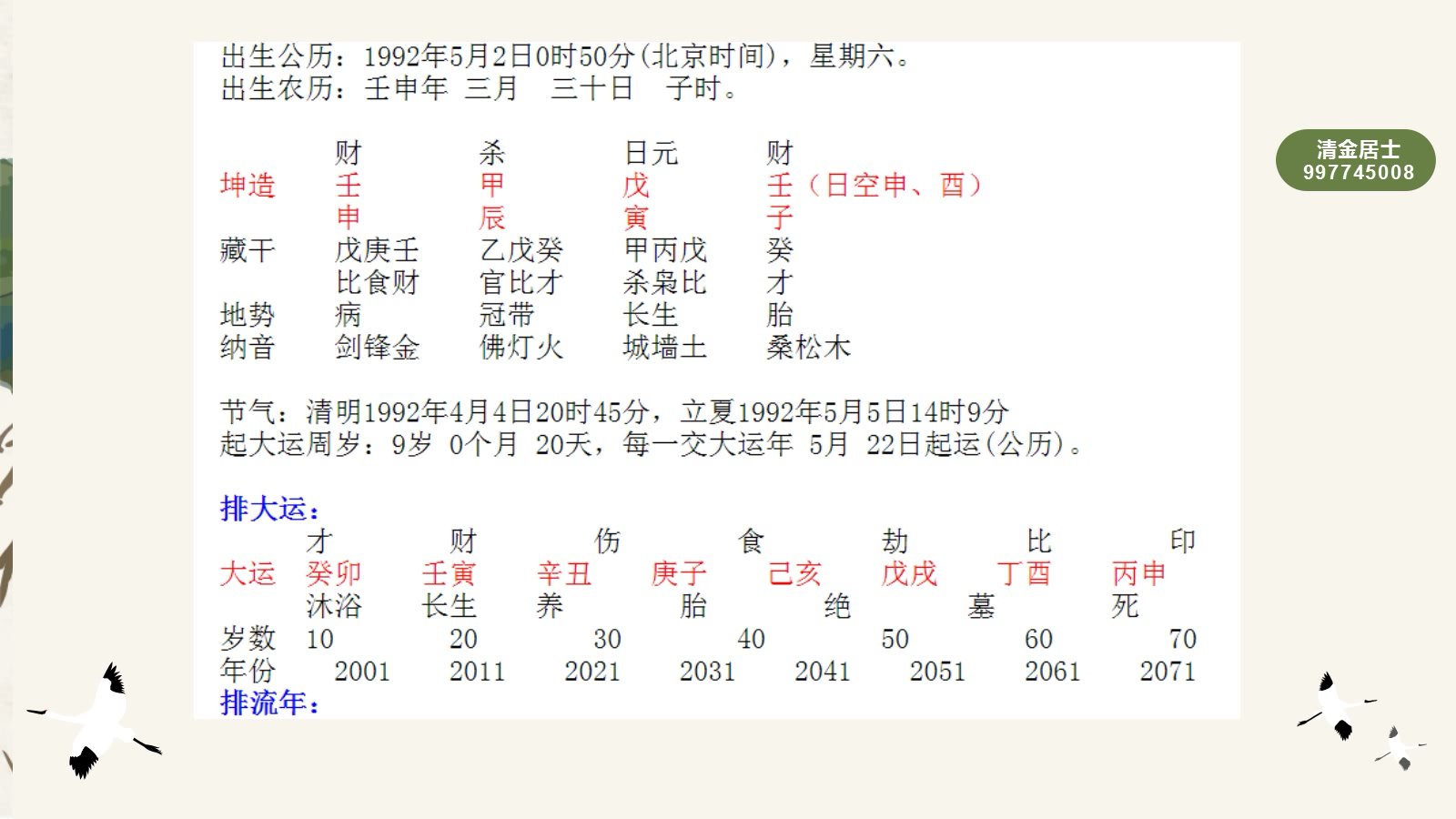 生辰八字实战案例实例解析,第8例,分手复哔哩哔哩bilibili