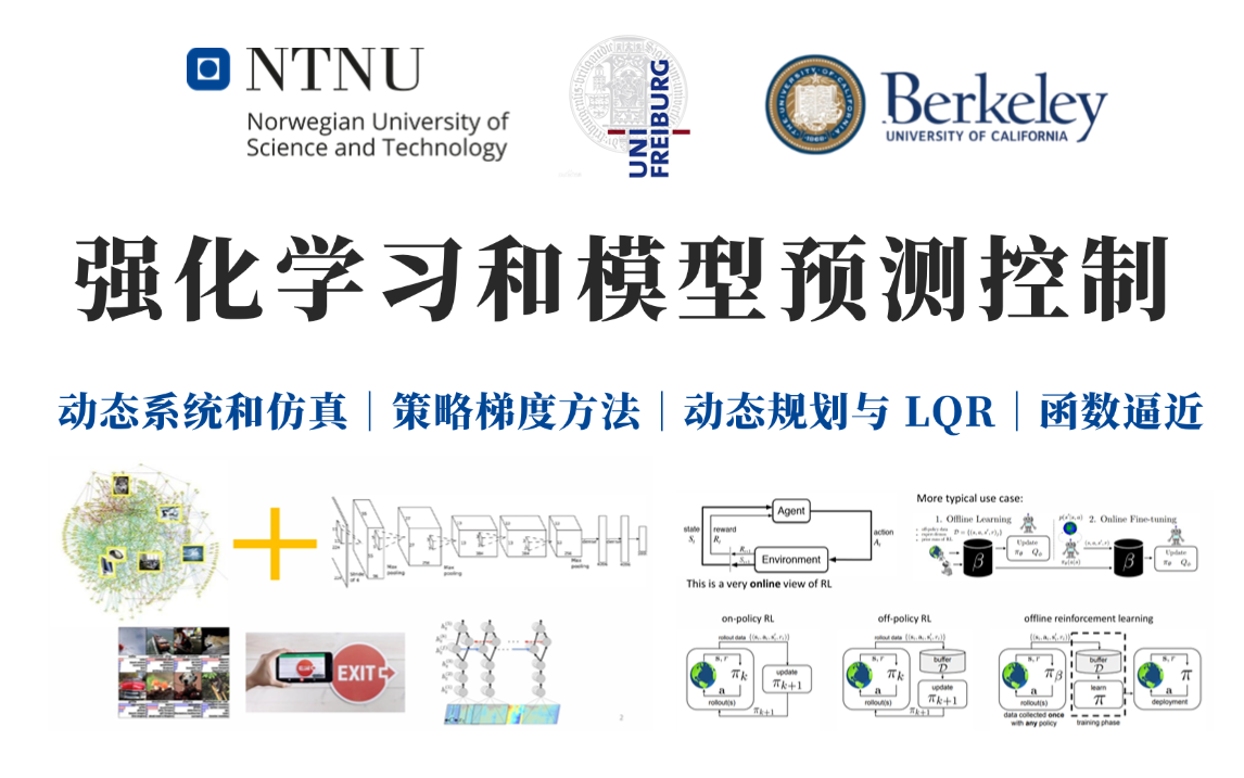 这可能是我见过强化学习和模型预测控制最好的教程!四大名校教授精讲动态系统和仿真、最优控制、策略梯度方法、MPC哔哩哔哩bilibili