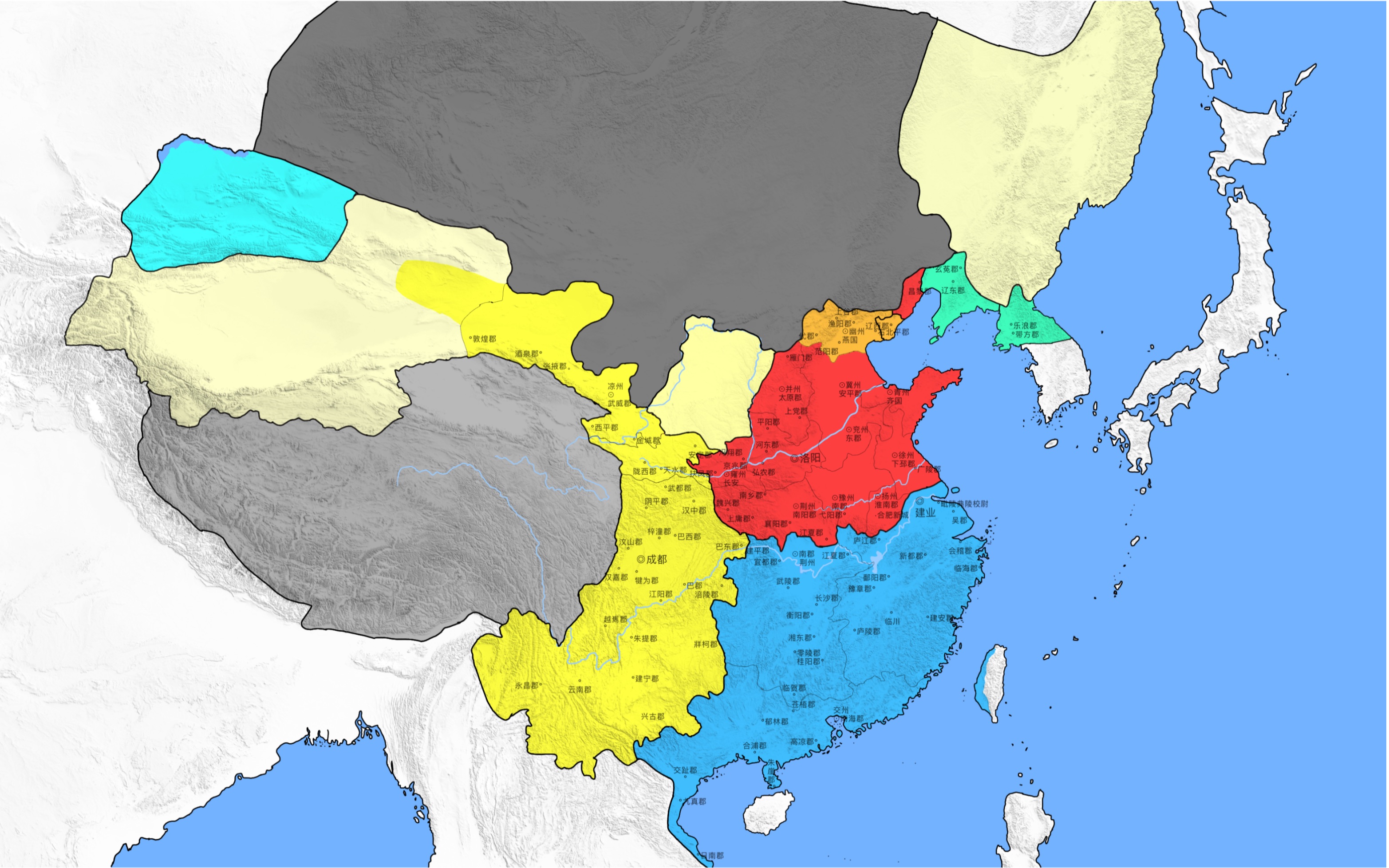 [图]【架空】四国风云(1)-北伐！北伐！